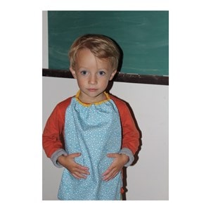 Serviette de cantine gaze de coton gris