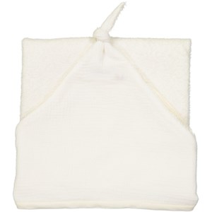Sortie de bain gaze de coton ivoire