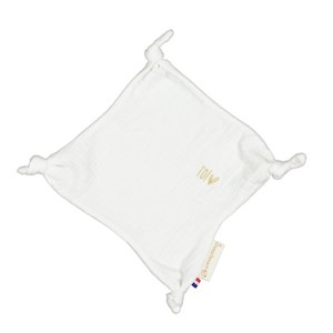 Doudou plat petits noeuds chantilly