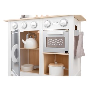 Kitchenette bon appétit blanche argent
