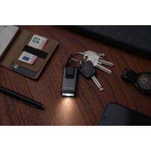 Lampe led porte-clés 400 lumens grise