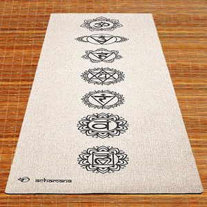 Tapis de yoga chanvre 7 chakras