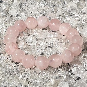 Bracelet méditation quartz rose 12mm