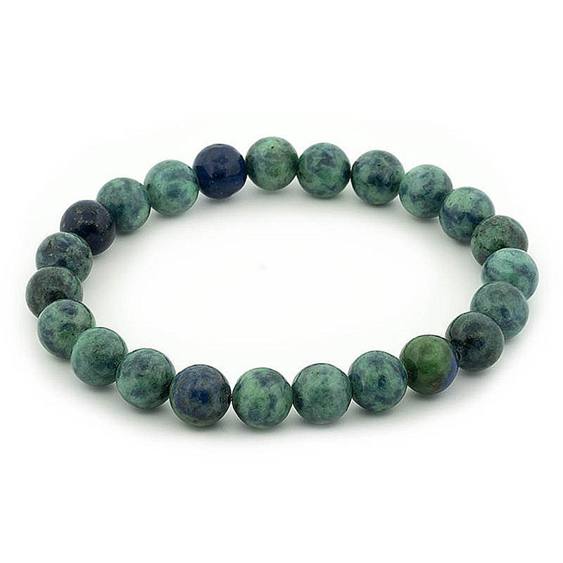 Achamana - Bracelet yoga chrysocolle 8mm grade aa