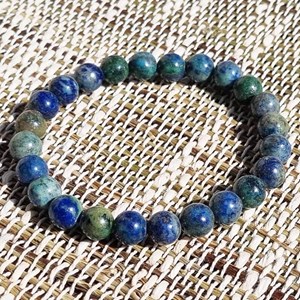 Bracelet yoga chrysocolle 8mm grade aa