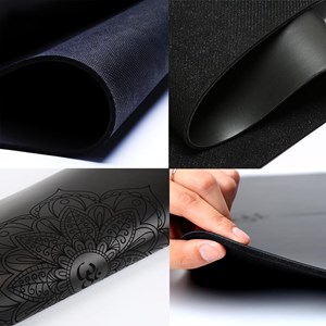 Tapis yoga pro similicuir mandala 5mm