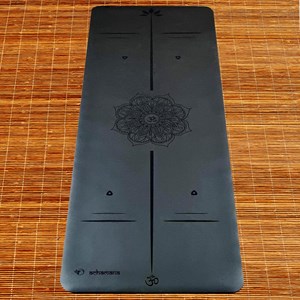 Tapis yoga pro similicuir mandala + sac