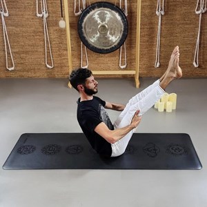 Tapis yoga pro similicuir 7 chakras 5mm