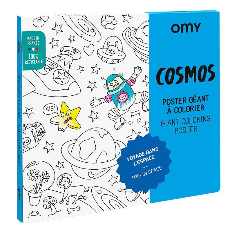 Omy poster à colorier cosmos - moment