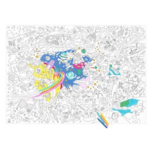 Omy poster à colorier  cosmos - moment