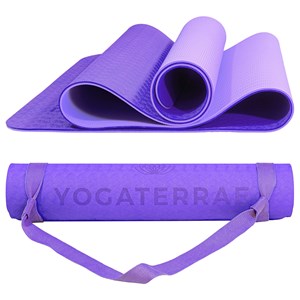 Tapis de yoga tpe antidérapant + sangle