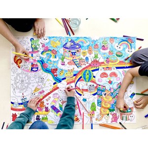 Omy poster à colorier  kawaii  - moment