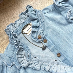 Collier tiny cœur rouge émaillé