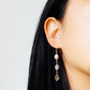 Boucles d'oreilles candy rose