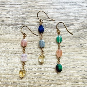 Boucles d'oreilles candy bleu