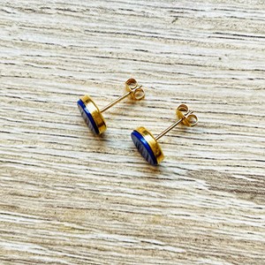 Puces d'oreilles billie labradorite or