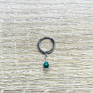 Mini créole classique malachite argent
