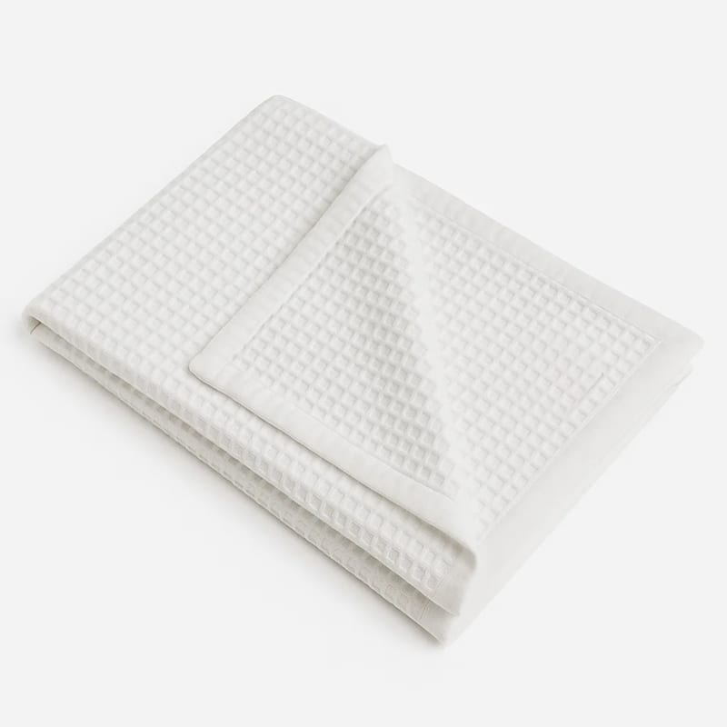 Couverture nid d'abeilles en coton bio (Papate) - Image 3