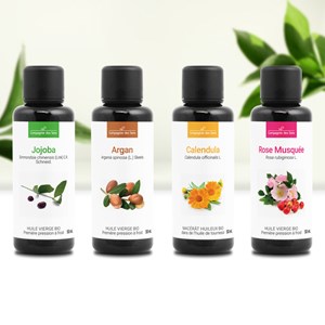 Assortiment peau - huiles végétales bio -