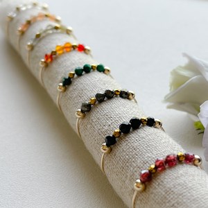 Bague lénora grenat