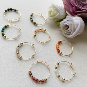 Bague lénora grenat