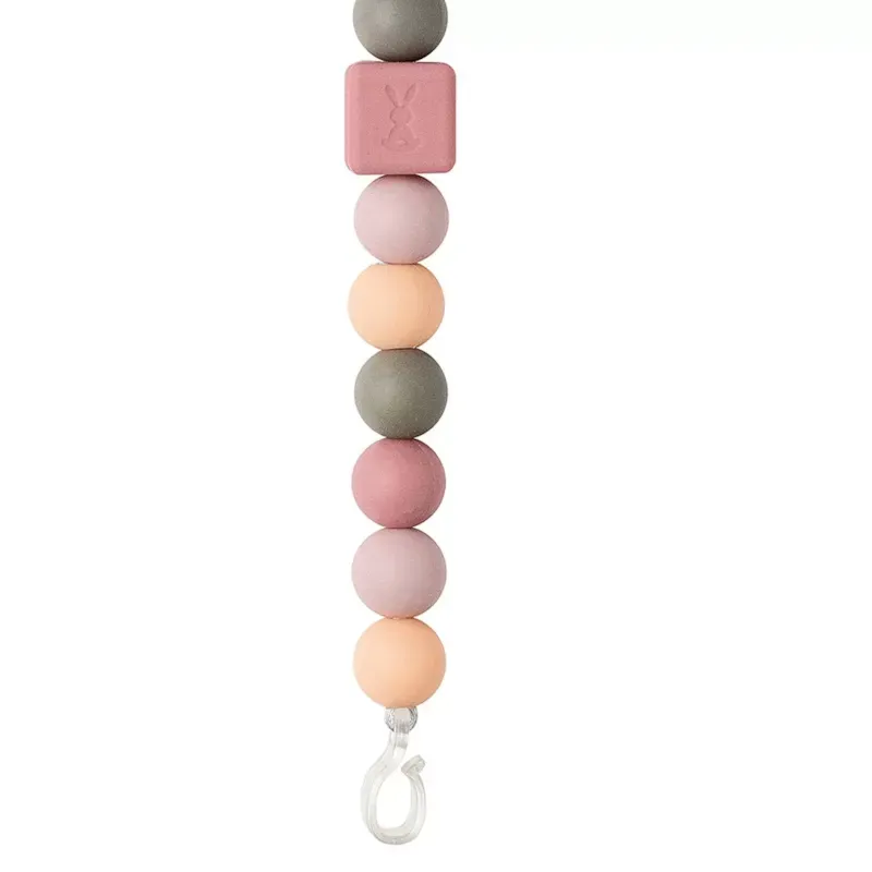 Attache tétine silicone pêche (Nattou) - Image 2