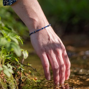 Bracelet paloma en pierres lapis-lazuli