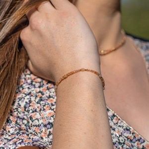 Bracelet paloma en pierres de soleil