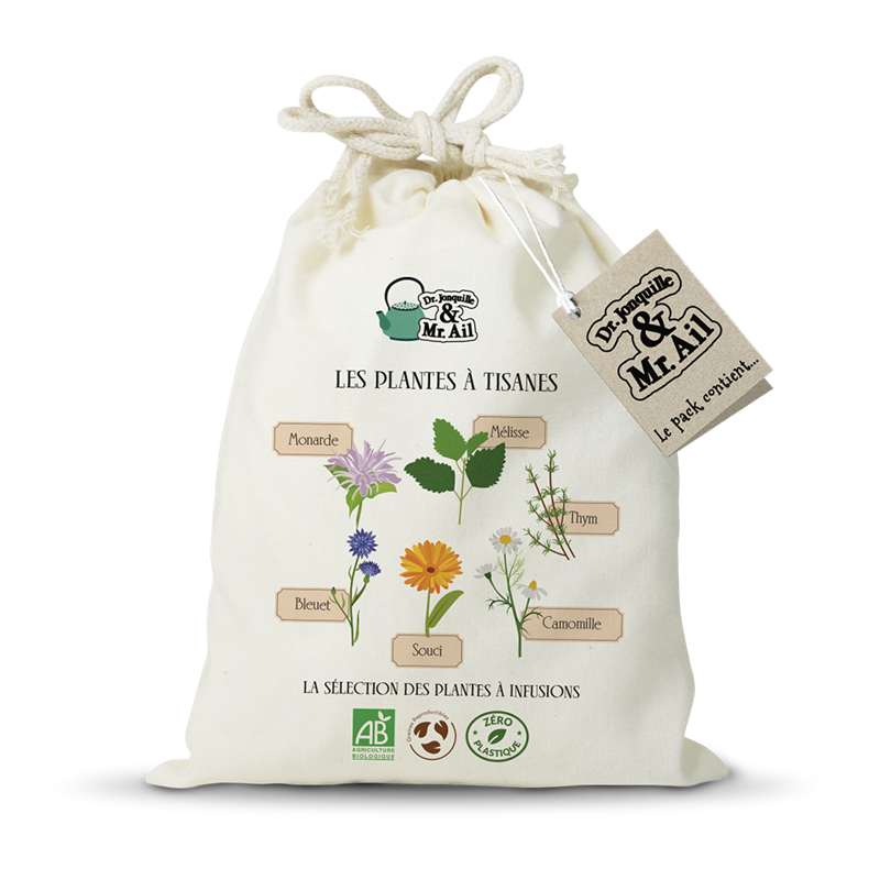 Kit de graines bio - les plantes à tisanes