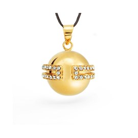 Bola de grossesse - déesse - doré or