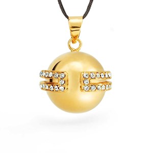 Bola de grossesse - déesse - doré or