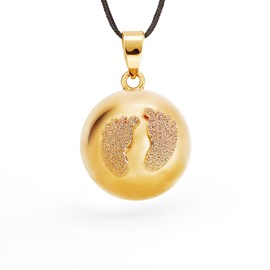 Bola de grossesse - babyfeet - doré