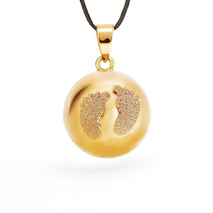 Bola de grossesse - babyfeet - doré