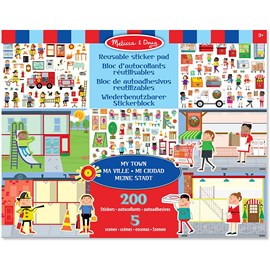 200 autocollants réutilisables - ma vil