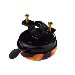 Sonnette vélo flammes