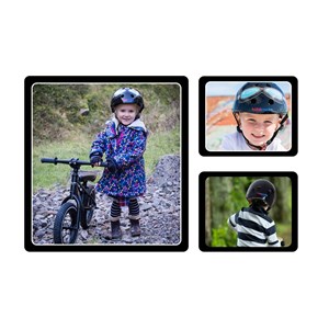 Casque enfant black goggle medium