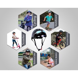 Casque enfant black goggle medium