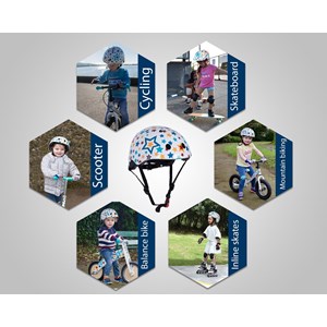 Casque enfant stars medium