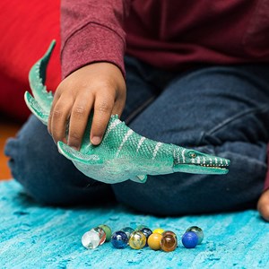 Figurine mosasaurus