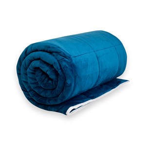 Couverture pondérée bleu 135x200 5kg