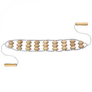 Sangle massage de dos 3 boules - bois