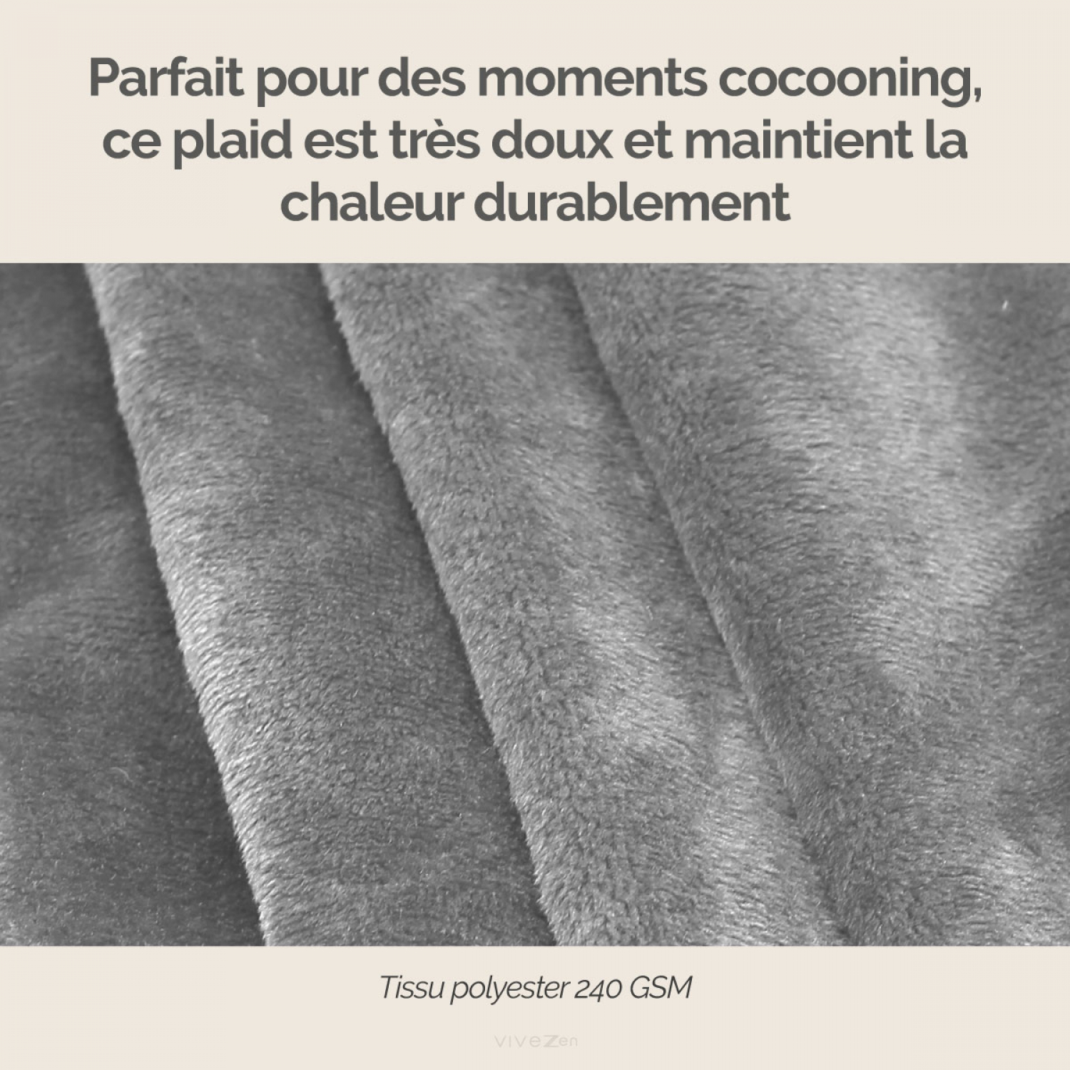 Couverture De Voyage Altera La Vita - Polaire 150x130cm - Compressible Avec Poche