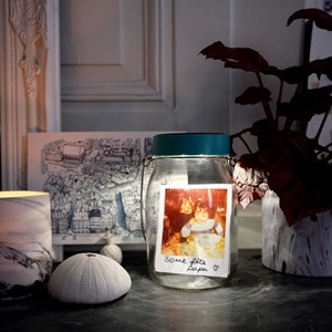 Lampe solaire pot de lait tactile minty