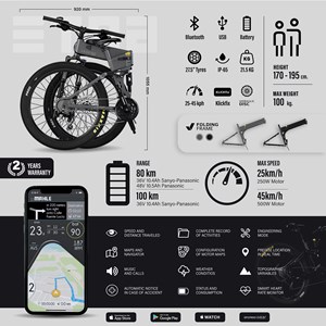 Smartbike legend etna sr 14ah gris