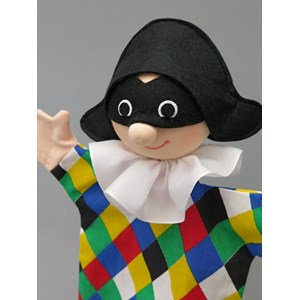 Marionnette arlequin