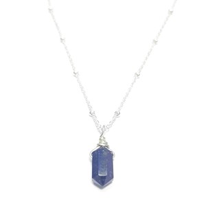 Collier pendule lapis lazuli