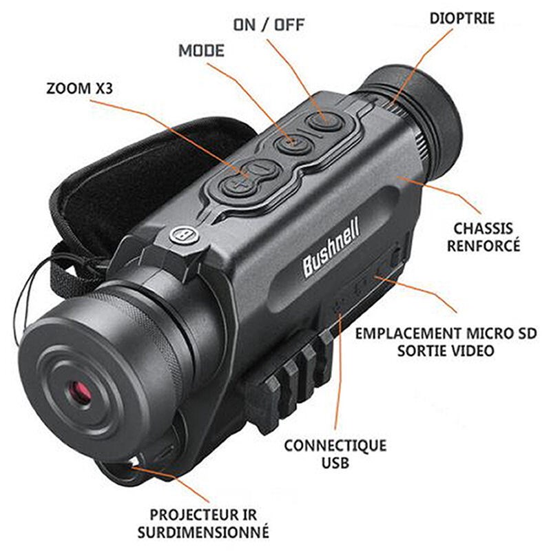 Bushnell - Monoculaire de nuit equinox x650 5x32