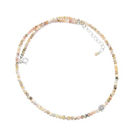 Collier opale rose abaeté
