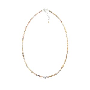 Collier opale rose abaeté