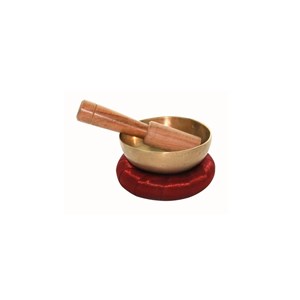Bol Népalais Mini Bol Chantant Tibetain - Coffret Cadeau Multicolore | Pour Méditation Et Relaxation | Commerce Équitable Népal Bol Chantant Main